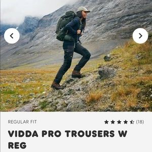 Vidda pro reg w trekking pant.